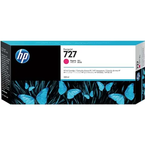 HP F9J77A - Tusz magenta HP 727 do HP DesignJet T-920, T-930, T-1500, T-1530, T-2500, T-2530